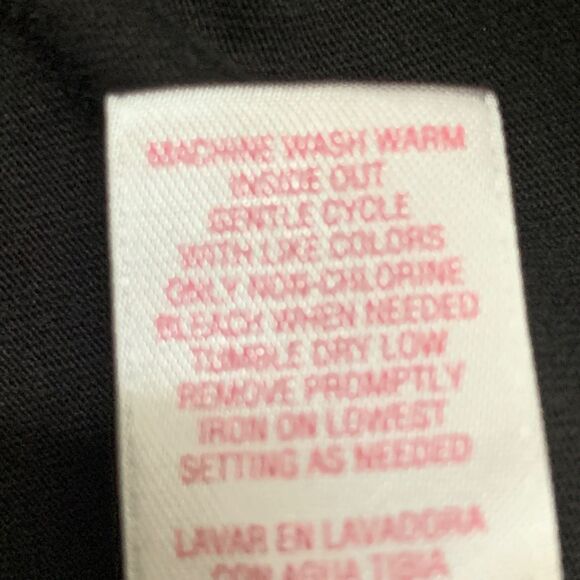 Secret Treasures Nightgown Size 2 X Black Aromatherapy Short Sleeve Cotton PJs - Picture 10 of 11